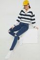 Tommy Jeans pulover din amestec de lana DW0DW14279.9BYY bleumarin AW22