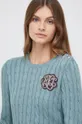 πράσινο Βαμβακερό πουλόβερ Lauren Ralph Lauren