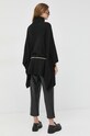 Odzież MICHAEL Michael Kors poncho z domieszką wełny MF260HNCSN czarny