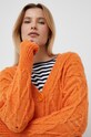 Жилетка с вълна United Colors of Benetton с вълна оранжев 1168D601E.8D4