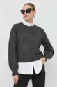 szary Morgan sweter z domieszką wełny