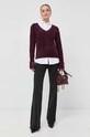 Πουλόβερ Morgan MOOVE1 MOOVE1.RED.VELVET μπορντό AW22