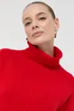 κόκκινο Μάλλινο πουλόβερ Luisa Spagnoli Cafiero