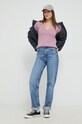 Sveter Abercrombie & Fitch KI150.2739.600 fialová AW22