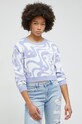 Hollister Co. sweter bawełniany KI350.2131.638 fioletowy AW22