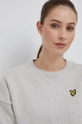 szary Lyle & Scott sweter bawełniany