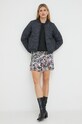 American Vintage sweter z domieszką wełny EAST1F8 szary AW22