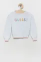 λευκό Παιδικό βαμβακερό πουλόβερ Guess Για κορίτσια