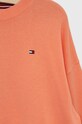 Lány Tommy Hilfiger gyerek pamut pulóver KG0KG06909.9BYY narancssárga