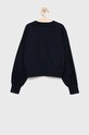 Tommy Hilfiger gyerek pamut pulóver KG0KG06909.9BYY sötétkék AW22