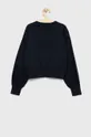 Detský bavlnený sveter Tommy Hilfiger tmavomodrá
