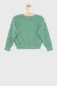 Otroški pulover United Colors of Benetton turkizna