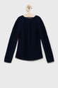 Детский свитер с примесью шерсти United Colors of Benetton 1076G5006.P тёмно-синий AW22