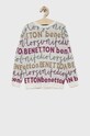 United Colors of Benetton pulover copii cu modele alb 1194Q101X.G