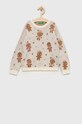 Dětský svetr United Colors of Benetton tenká béžová 1194H100K.P