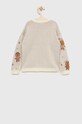 United Colors of Benetton pulover copii 1194H100K.P bej AW22