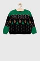 Detský sveter United Colors of Benetton 1MAWQ102V.G viacfarebná AW22