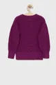 GAP sweter bawełniany dziecięcy fioletowy
