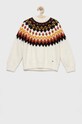 Pepe Jeans pulover copii cu modele alb PG701043.808