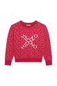 Детский свитер Kenzo Kids с добавлением шерсти розовый K15600