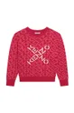 рожевий Дитячий светр Kenzo Kids Для дівчаток