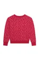 Kenzo Kids sweter dziecięcy różowy