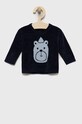 United Colors of Benetton sweter dziecięcy aplikacja granatowy 16AKB100A.W