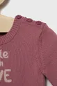 United Colors of Benetton maglione in lana bambino/a rosa