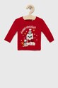 Sveter pre bábätká United Colors of Benetton tenká červená 1170B100F.W