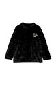 Mini Rodini sweter dziecięcy aplikacja czarny 2272016699