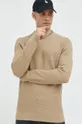 béžová Bavlnený sveter Tom Tailor