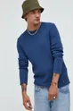 Βαμβακερό πουλόβερ Tom Tailor μπλε