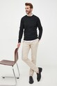 Вовняний светр Calvin Klein K10K109474.9BYY чорний AW22
