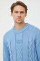 blu Tiger Of Sweden maglione con aggiunta di lino