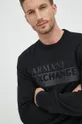 čierna Bavlnený sveter Armani Exchange