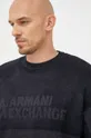 granatowy Armani Exchange sweter
