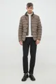 Karl Lagerfeld longsleeve bawełniany beżowy