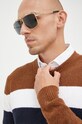 Michael Kors sweter brązowy CU2604C5GF