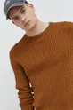 hnedá Bavlnený sveter Produkt by Jack & Jones