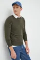 zielony Liu Jo sweter z domieszką wełny
