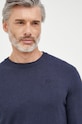 Pepe Jeans sweter z domieszką wełny granatowy PM702240.594