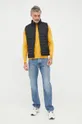 Pepe Jeans sweter z domieszką wełny żółty