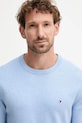 Tommy Hilfiger pulover din amestec de cașmir albastru MW0MW28046.9BYY