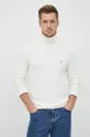 λευκό Βαμβακερό πουλόβερ Tommy Hilfiger