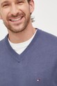 Tommy Hilfiger sweter z domieszką kaszmiru fioletowy MW0MW28047.9BYY