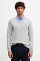 Tommy Hilfiger pulover din amestec de casmir subtiri gri MW0MW28047.9BYY
