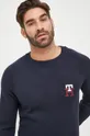 σκούρο μπλε Βαμβακερό πουλόβερ Tommy Hilfiger