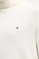 Pulover s dodatkom kašmira Tommy Hilfiger MW0MW28048.9BYY bež