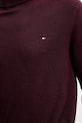 Tommy Hilfiger sweter z domieszką kaszmiru MW0MW28048.9BYY bordowy