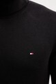 Rolák s prímesou kašmíru Tommy Hilfiger MW0MW28048.9BYY čierna